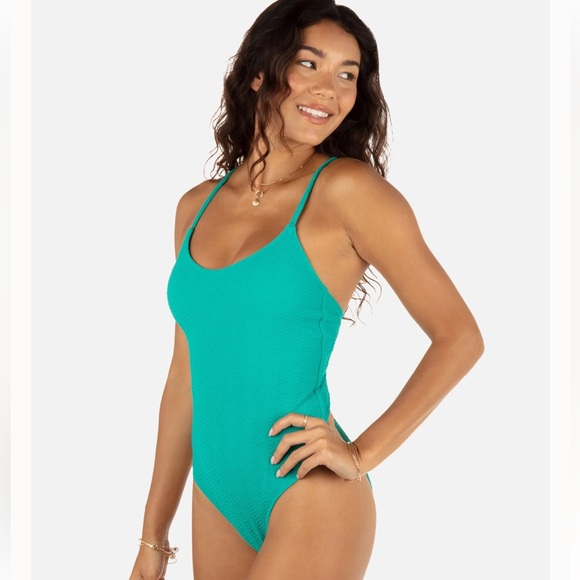 Hurley Other - Hurley Turquoise One-Piece Swim Suit - Women Swim